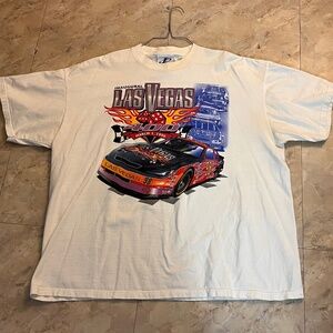 Vintage 1998 Logo Atheltic NASCAR Inaugural Las Vegas 400 Race Tshirt 2XL